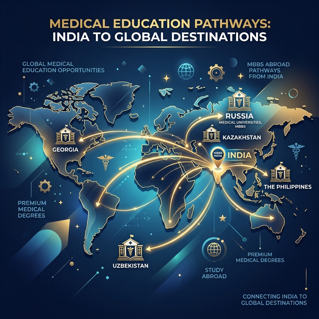 Global MBBS education pathways from India